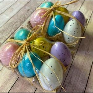 New Easter Egg Decor 2 count packs NWT seasonal home decor spring decorations
